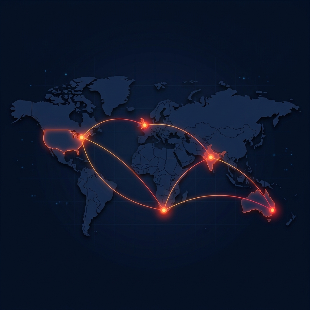 Webbex Global Presence World Map